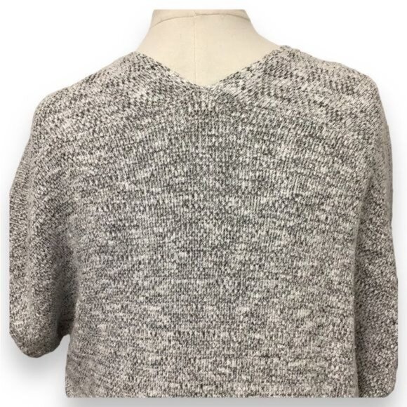 Kirra Women’s Short Sleeve Open Front Sweater Cardigan, Gray, size L - Picture 4 of 7